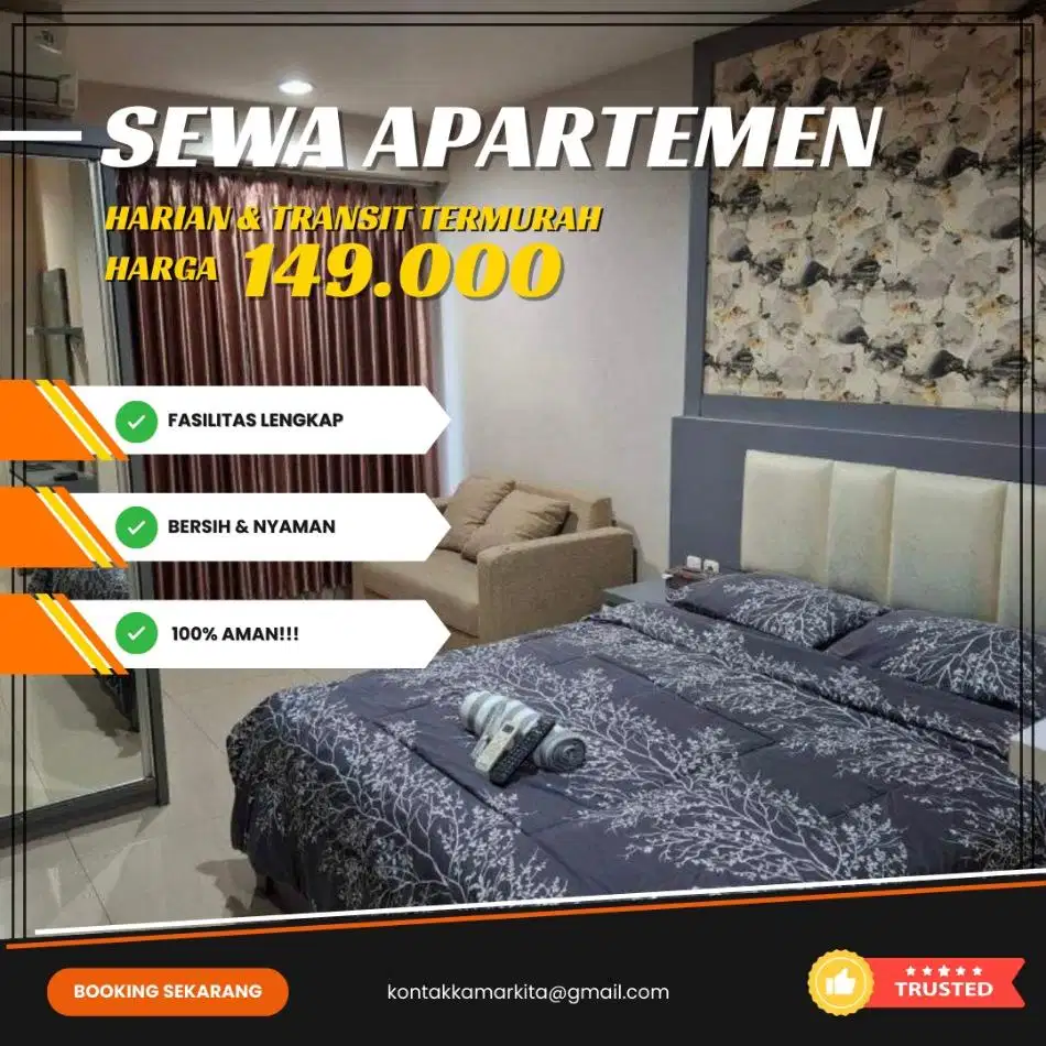 Sewa apartemen Bintaro icon tangerang selatan harian/Transit termurah