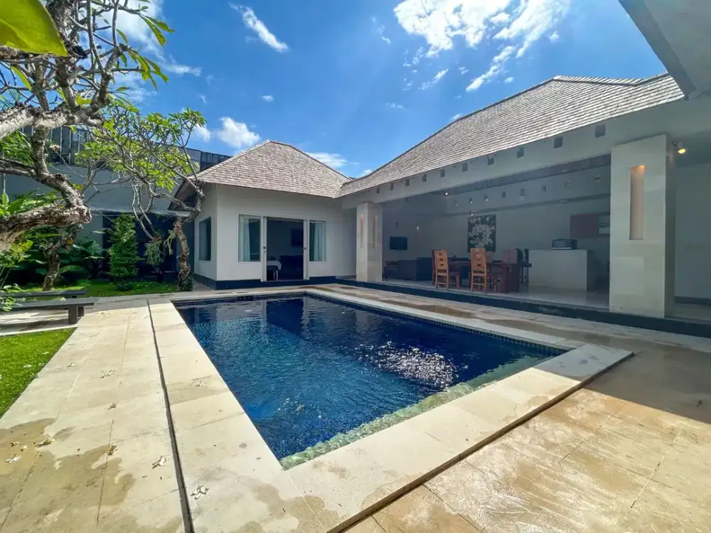 Beachside 2-Bedroom Tropical Villa for Sale Leasehold in Seminyak Bali