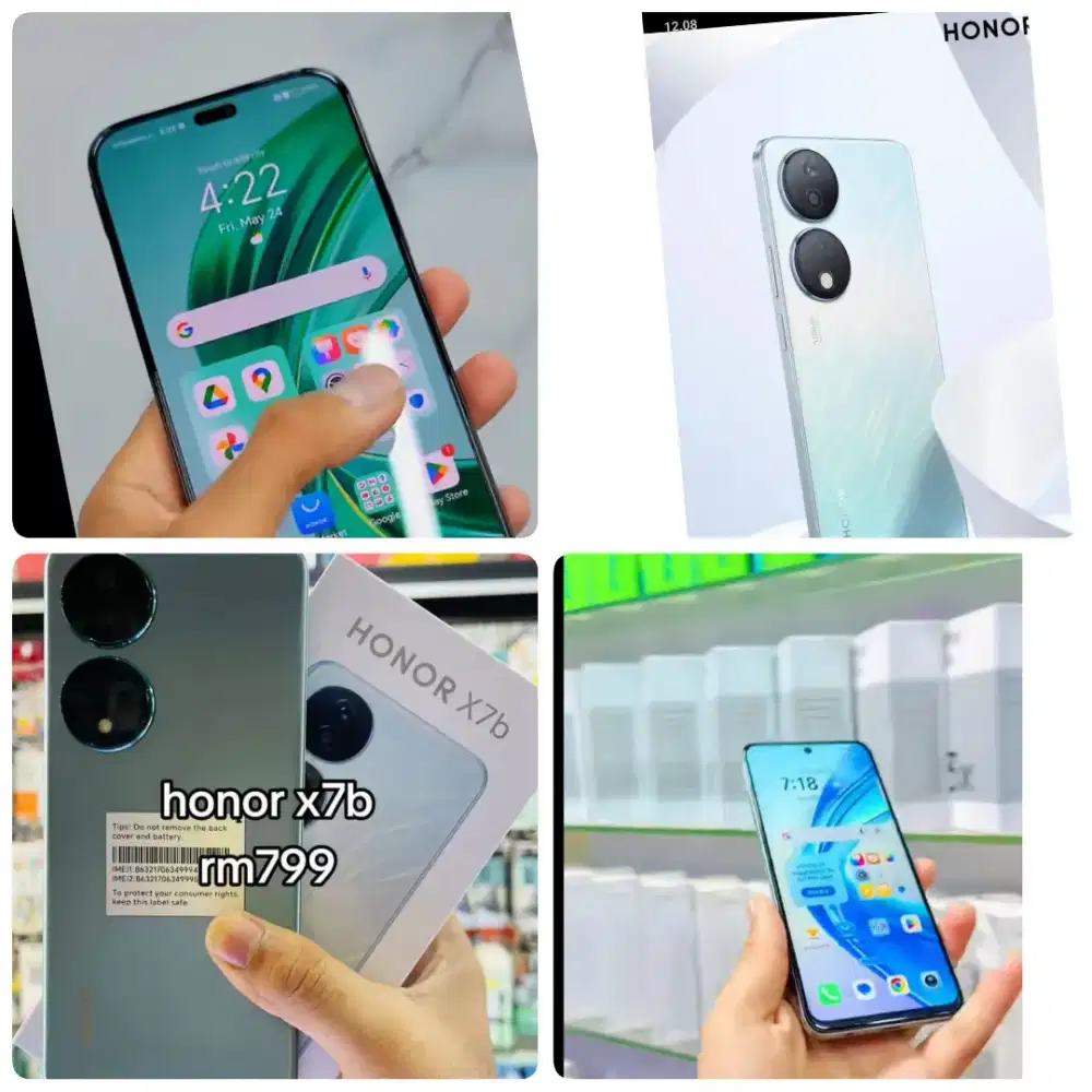 Honor X7b 8/256GB Bisa Kredit Tanpa DP
