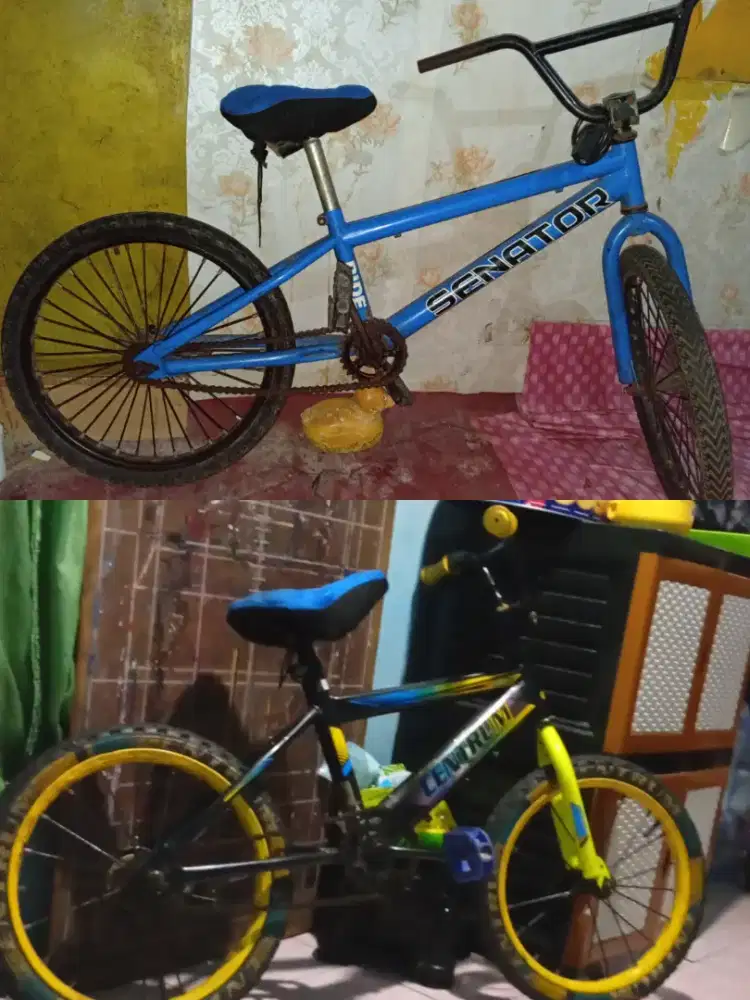 sepeda bekas yg gede dan kecil