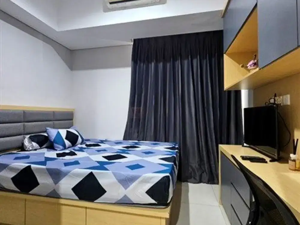 Fasilitas lengkap dengan Club house! Disewakan studio Furnished Apartemen Taman Anggrek Residence selangkah ke Taman Anggrek Mall hublife Central park