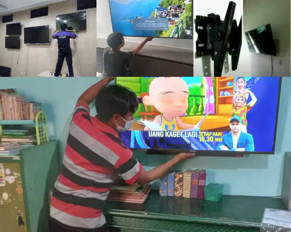 Braket +pasang atau jasa pasang terima rapih breket bracket led tv