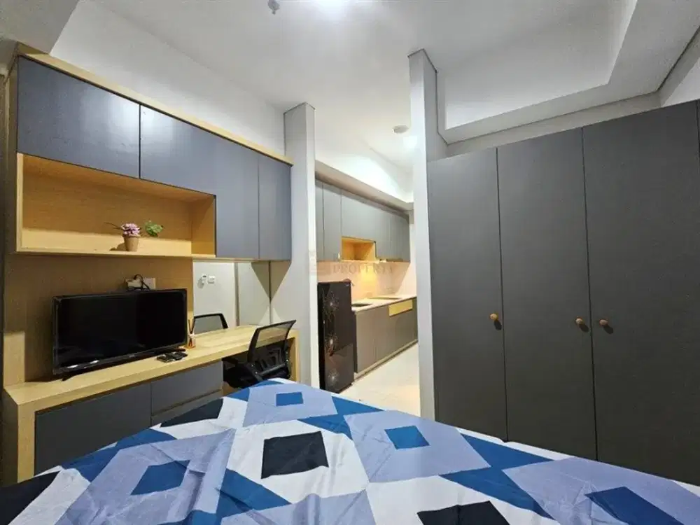 Fasilitas lengkap dengan Club house! Disewakan studio Furnished Apartemen Taman Anggrek Residence selangkah ke Taman Anggrek Mall hublife Central park