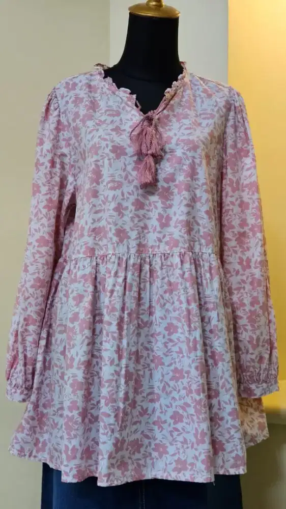 Dijual Kemeja Tunik Pink cantik
