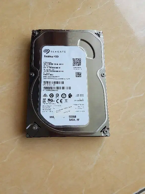 Harddisk Seagate 500GB SATA3 6gbps 7200rpm sehat 100%