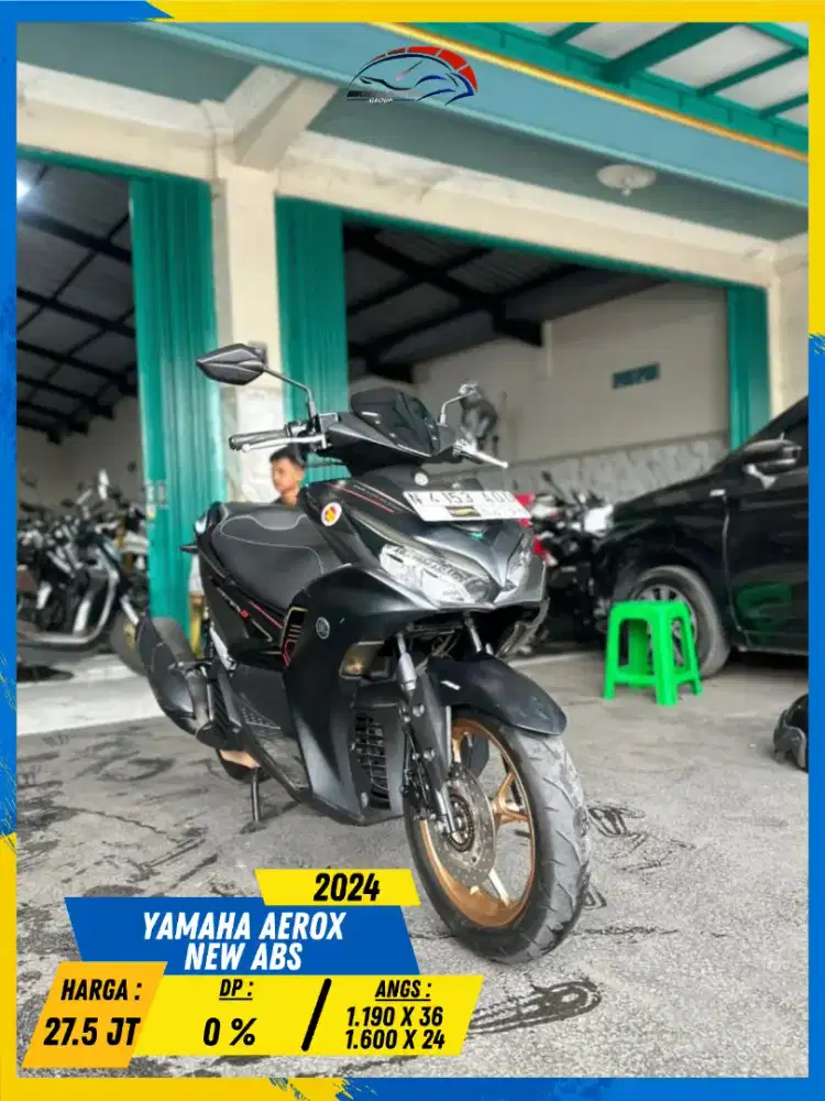YAMAHA AEROX ABS NEW 2024 MURMER LURR HIKMAH MOTOR KEPUH MALANG