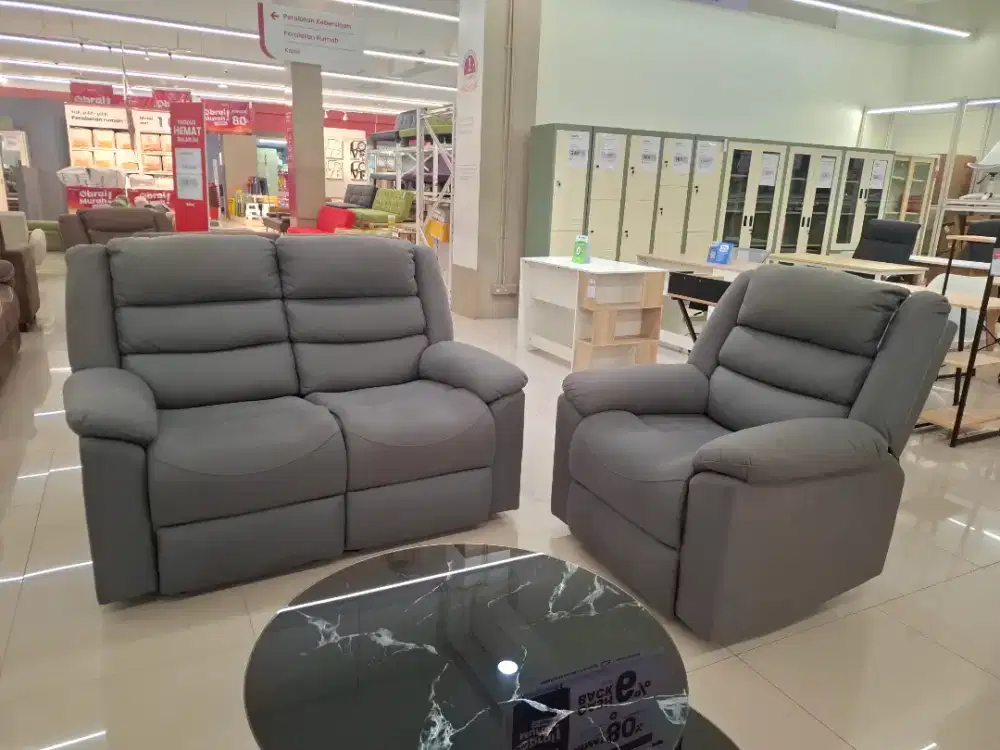 PROMO TERBATAS SOFA RECLINER 2+1 SEATER BISA CICIL 0%