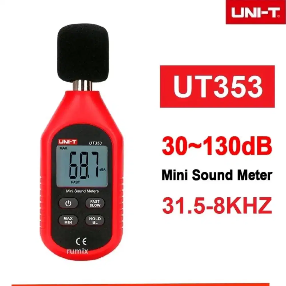 UNI-T UT353 sound noise level meter desible alat pengukur suara tester