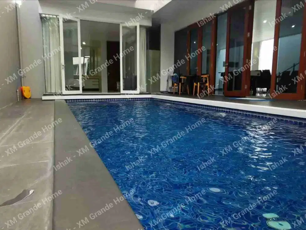 Dijual Rumah Riverside Malang Senyaman Villa Bali dekat Hotel Harris