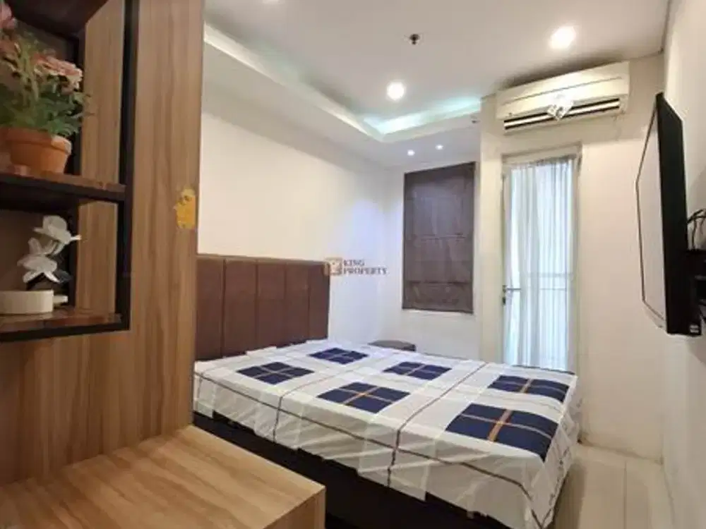 Tinggal bawa koper! selangkah ke Central park mall Disewakan studio furnished Nyaman Apartemen Madison park fasilitas lengkap