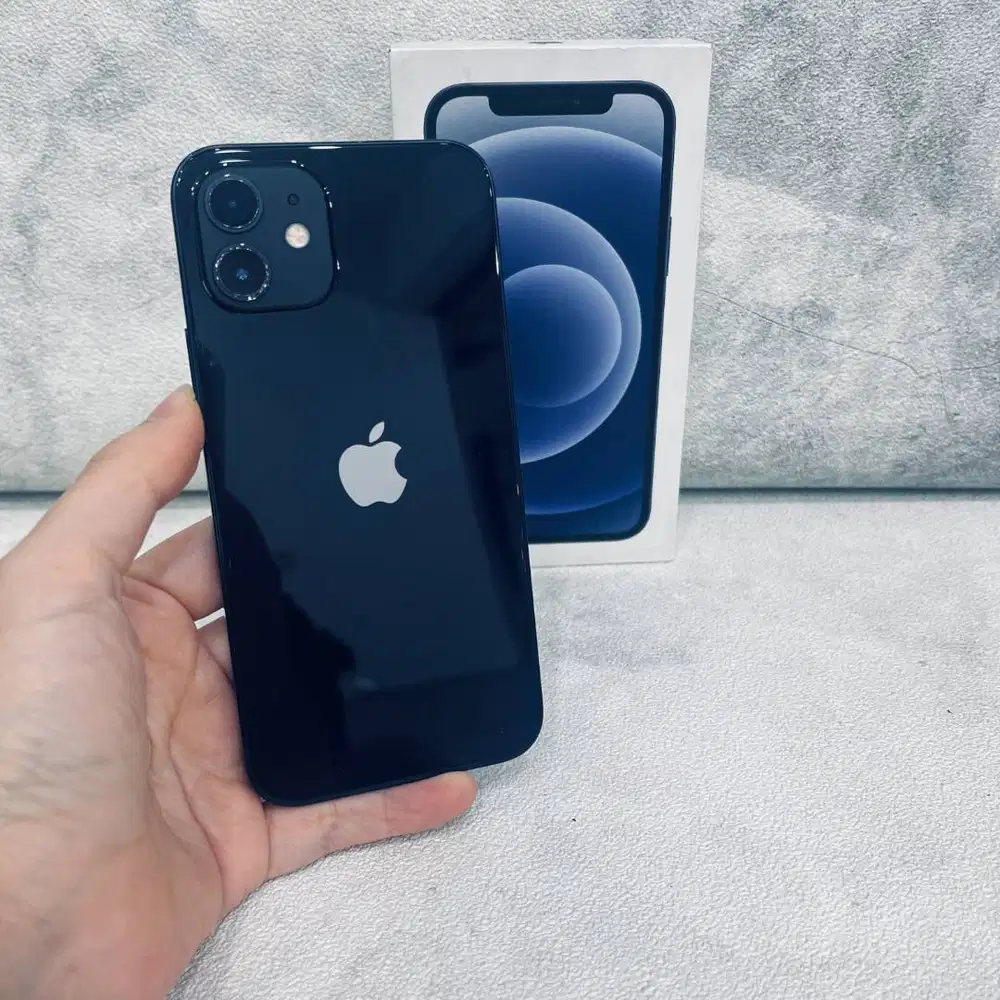 iPhone 12 64GB Black second iBox Fullset