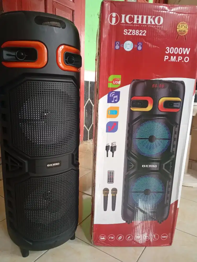 Di jual speaker bloutood aktif merk ichiko dua belas Inc
