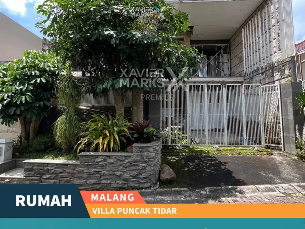 Dijual Rumah di Villa Puncak Tidar Malang Modern ada Rooftop