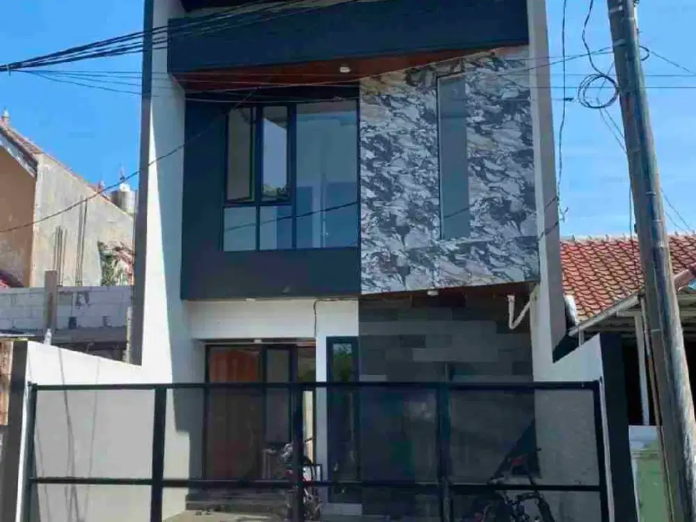 Dijual Rumah Baru Gress Rungkut Mapan Surabaya Timur Rumah Minimalis 2 Lantai Row Jalan 2 Mobil Longgar