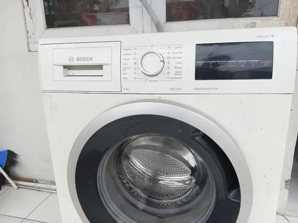 Jajal jual mesin cuci merk bosch seri 6 u 8kg