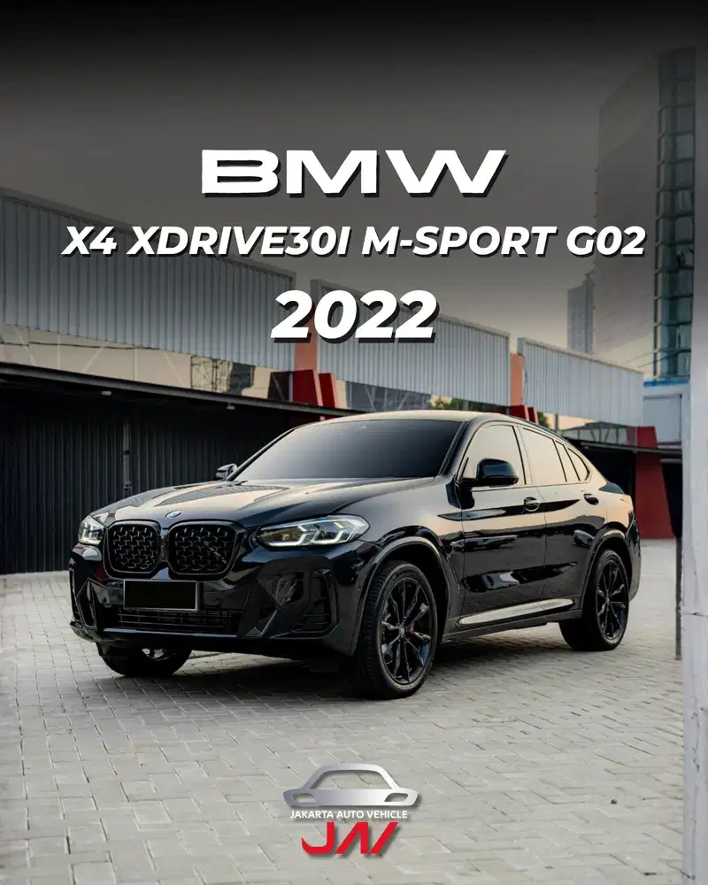 BMW X4 xDrive30i M Sport G02 LCI 2022 / LIKE NEW / LOW ODO