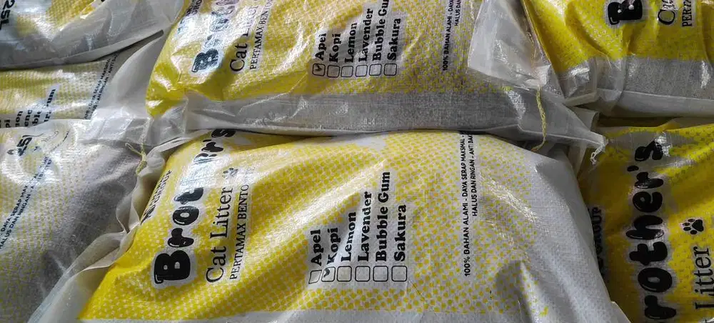 Pasir wangi gumpal 25 liter
