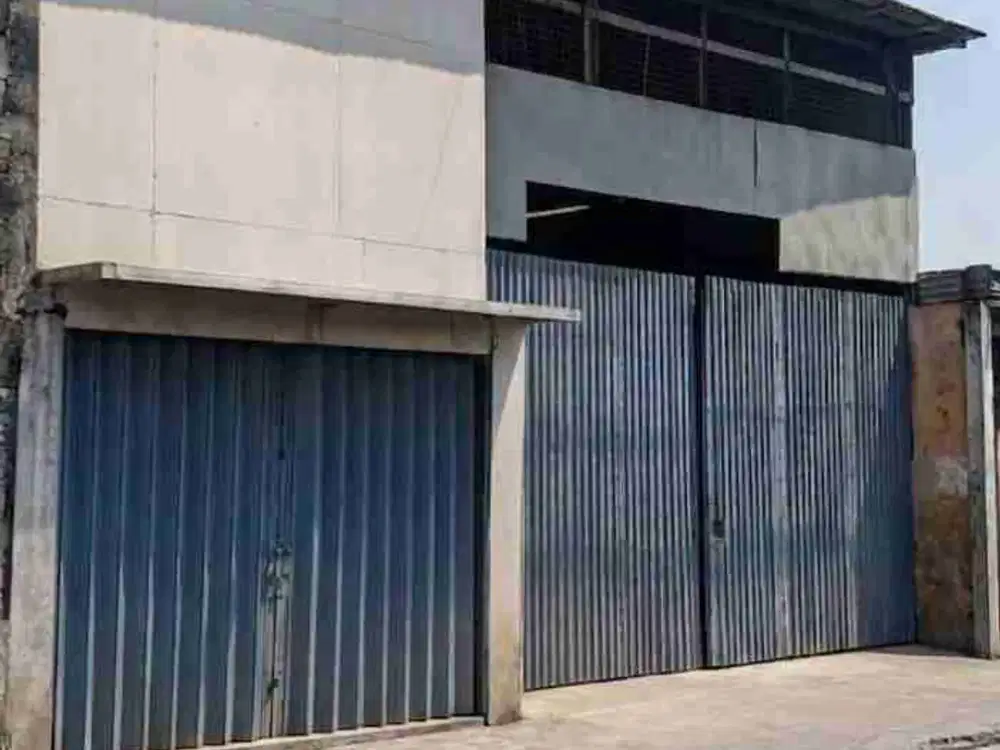 Dijual unit gudang komersial di kawasan ramai Kapuk Sawah.