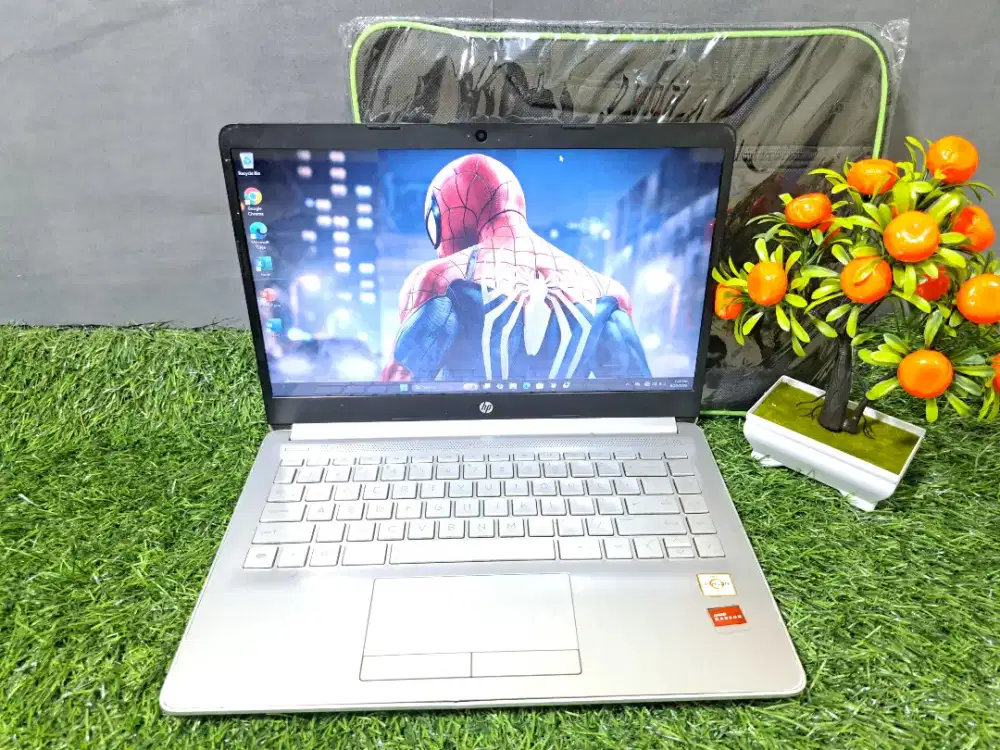 Laptop hp 14s AMD athlon silver ram 8 ssd 256 gb Keyboard baclate slim