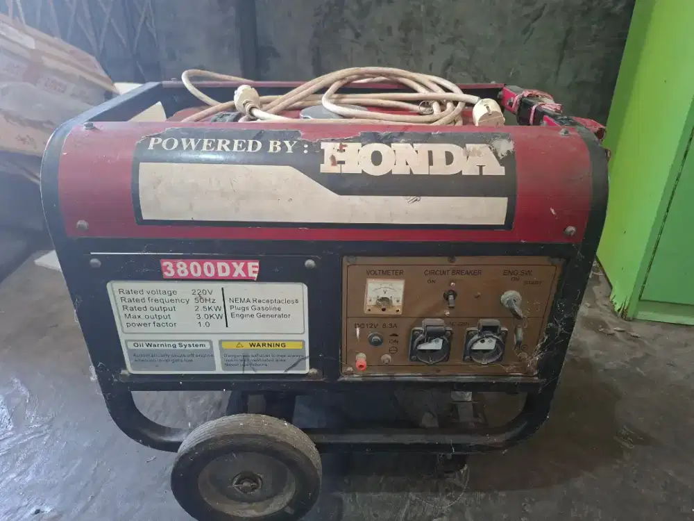 Dijual Genset Honda Kondisi Super