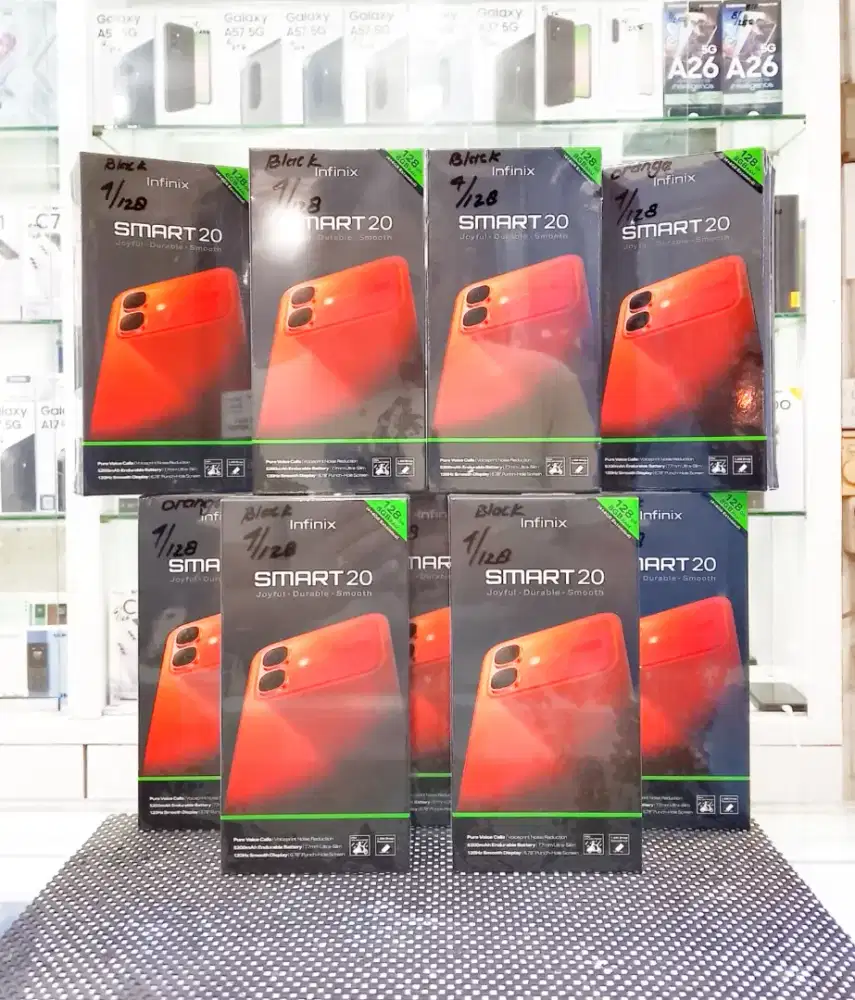 BARU..INFINIX SMART 20 4+4/128 SEGEL/GARANSI RESMI.
