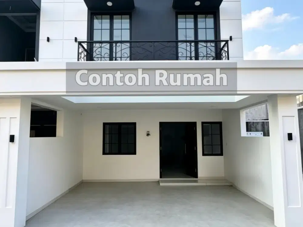Rumah Kalibata Dalam Cluster Jarang Ada Strategis Dekat Ke Stasiun LRT dan Stasiun KRL