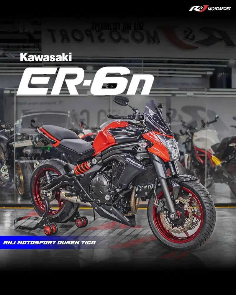 Kawasaki ER6 N ER6N Nik 2012 Km 21.500an