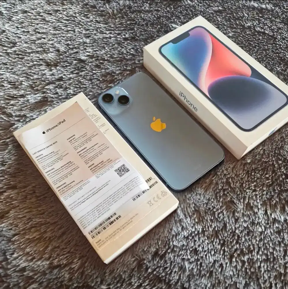 Iphone 14 256Gb Ibox garansi April 2027