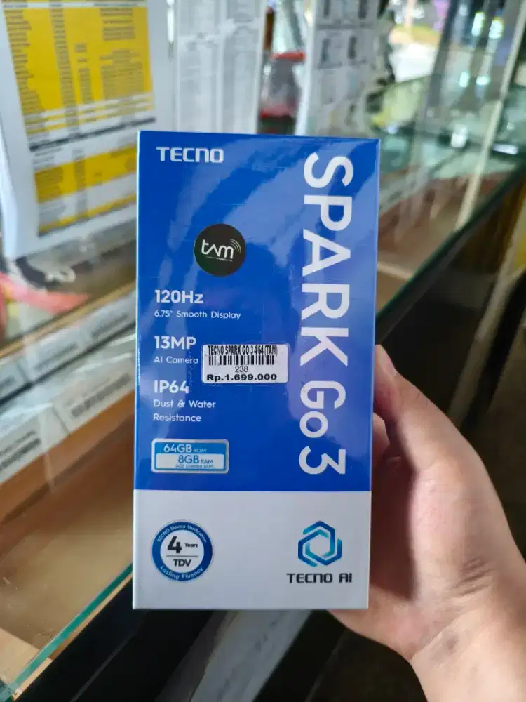 Tecno spark go 3 ready stok ditoko Atlantis