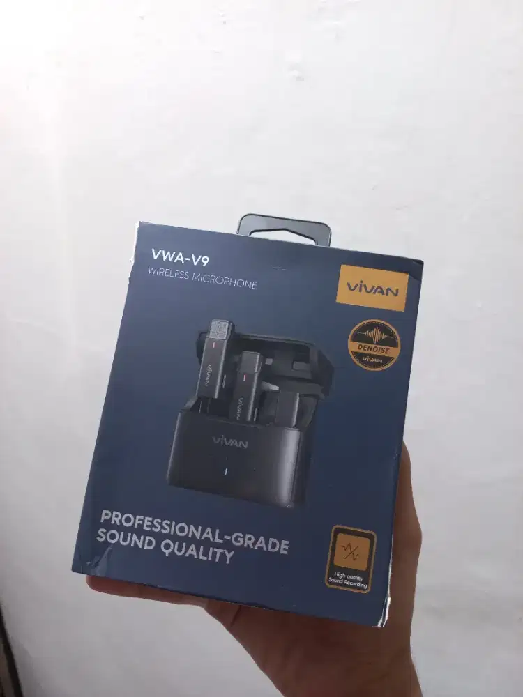 Mic Wireless VIVAN VWA-V9 Ori, masih mulus 98%