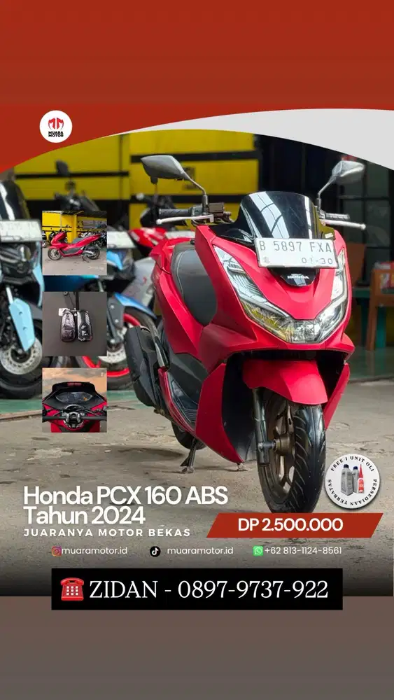 HONDA PCX 160 ABS 2024 SURAT2 LENGKAP !!!