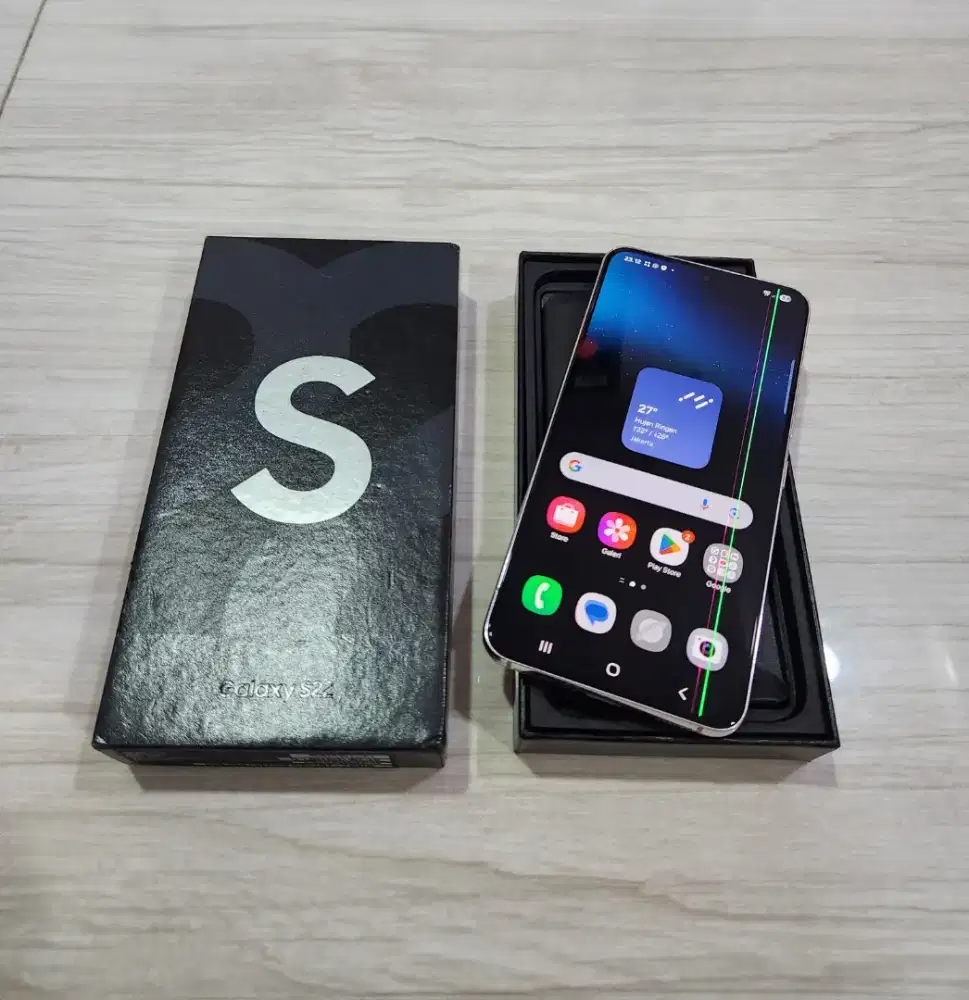 Samsung S22 5G 8/256gb Mulus, minus lcd garis