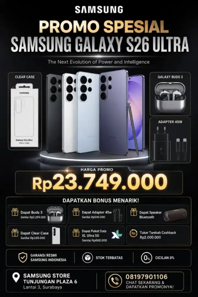 Samsung Galaxy S26 Ultra Promo Cicilan 0%