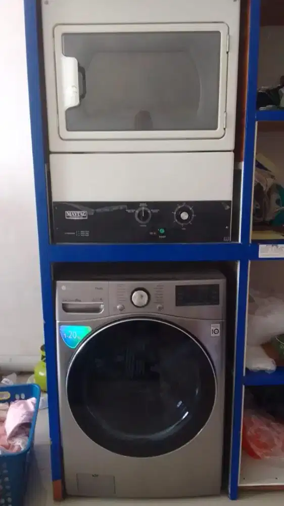 Mesin Cuci LG 20 Kg & Pengering Mytag