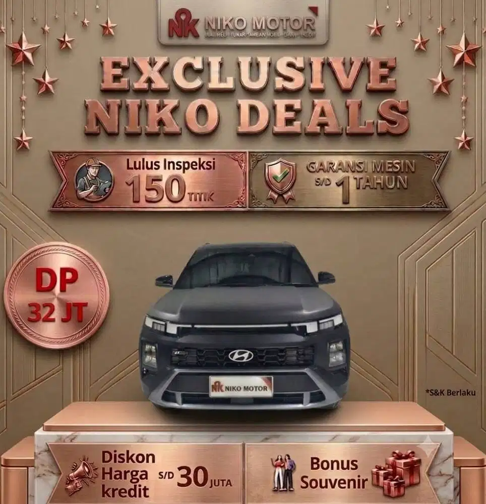 (SPT BARU KM1RB) CRETA NLINE/N-LINE TOP 2025 AT :2024