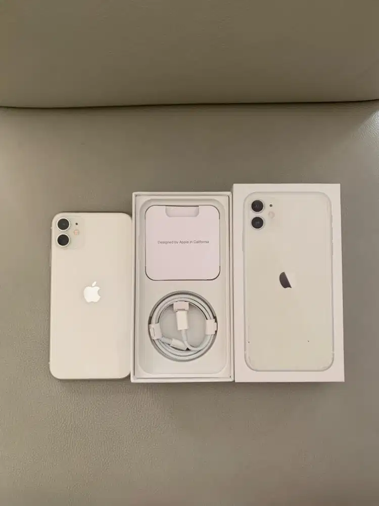 iPhone 11 64GB White Original Full Fungsi Mulus Siap Pakai