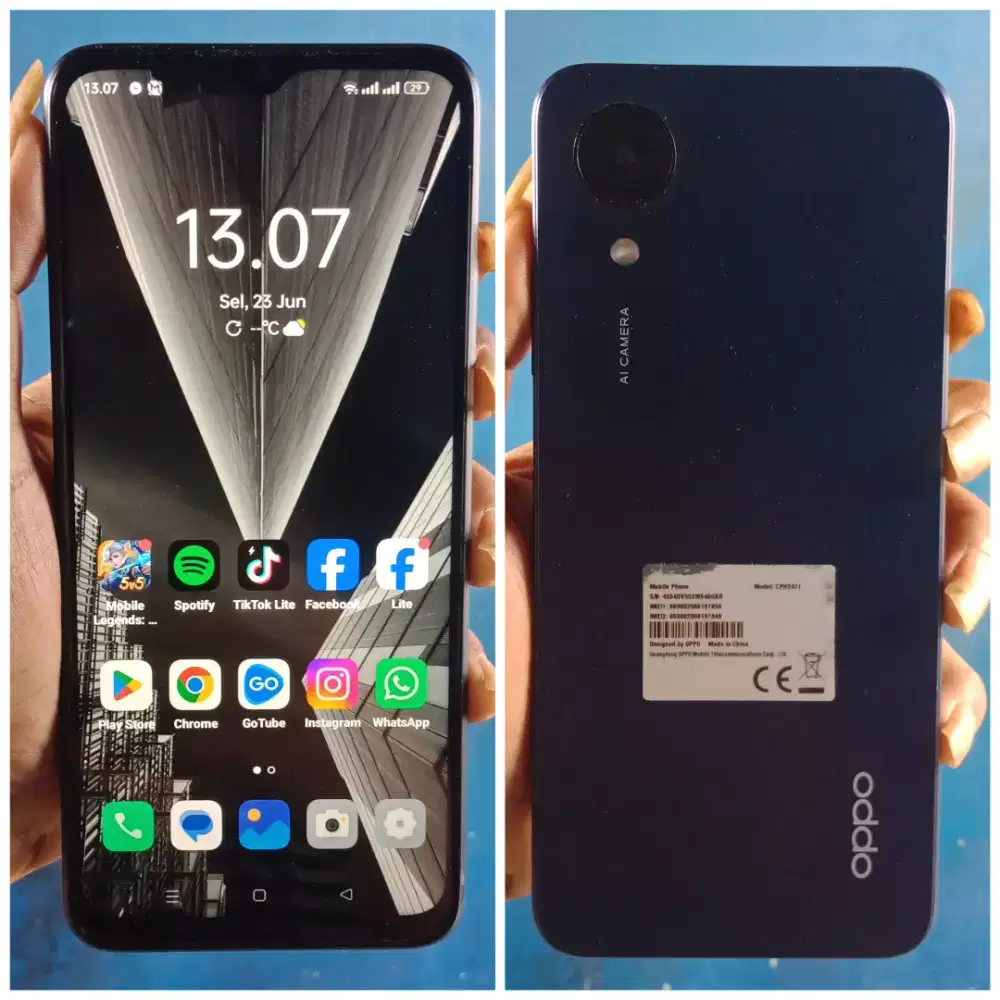 Oppo A17k 2022 Mulus No Minus