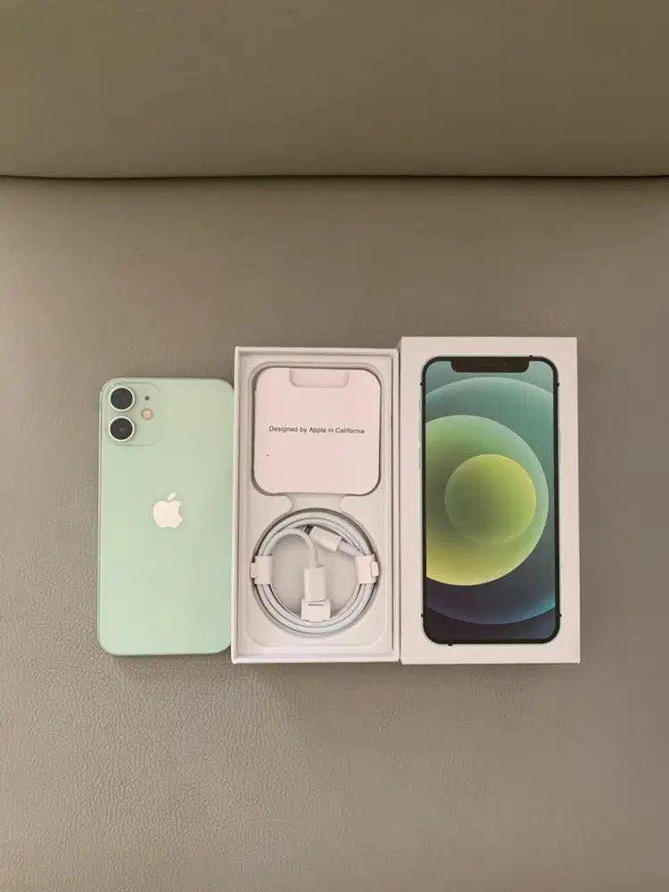 iPhone 12 Mini 128GB Green Original Full Fungsi Mulus Siap Pakai