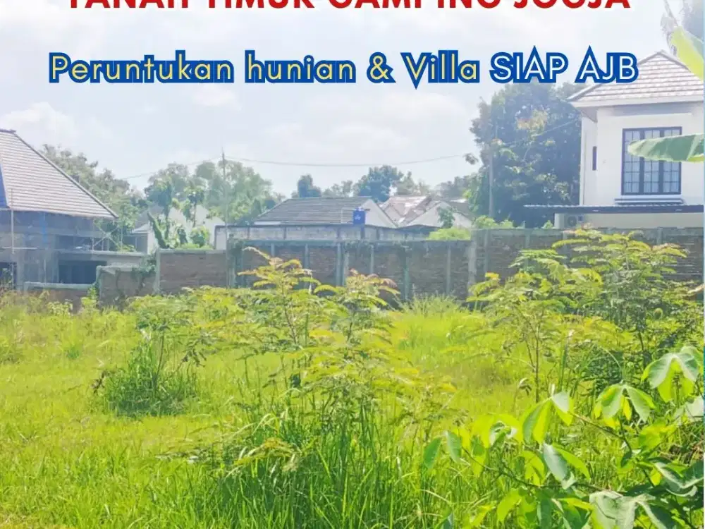 Tanah Jogja Ambarketawang Gamping 200 Jutaan Siap AJB Notaris