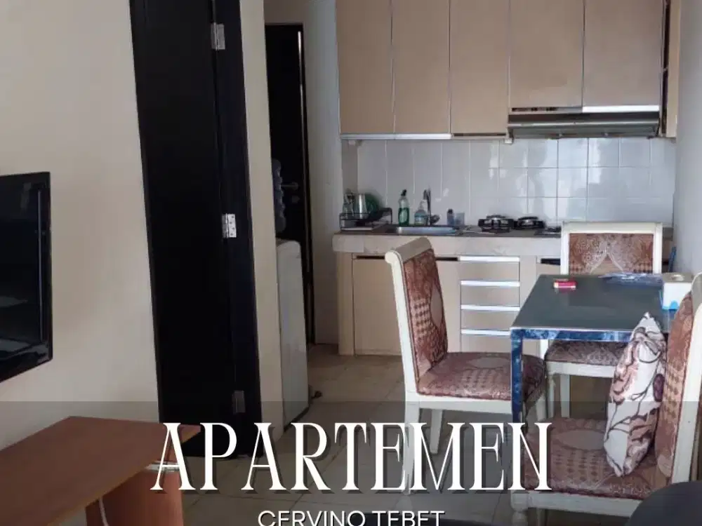 DISEWAKAN MURAH APARTEMEN CERVINO TEBET 2BR FURNISHED DI JAKARTA SELATAN