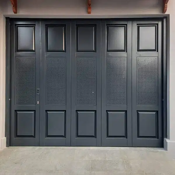 Gerbang Pintu Garasi Kantor Ruko Bengkel Henderson Sliding Lipat