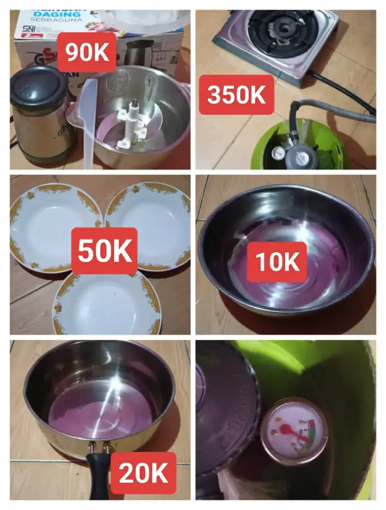 FOR SALE PERLENGKAPAN DAPUR