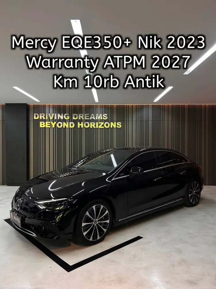 Mercedes-Benz EQE350+ Electric Art EV 2023 Hitam Km10rb Mercy S111AN