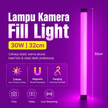 TaffLED Lampu Kamera Fotografi LED Video Fill Light 30W 32cm