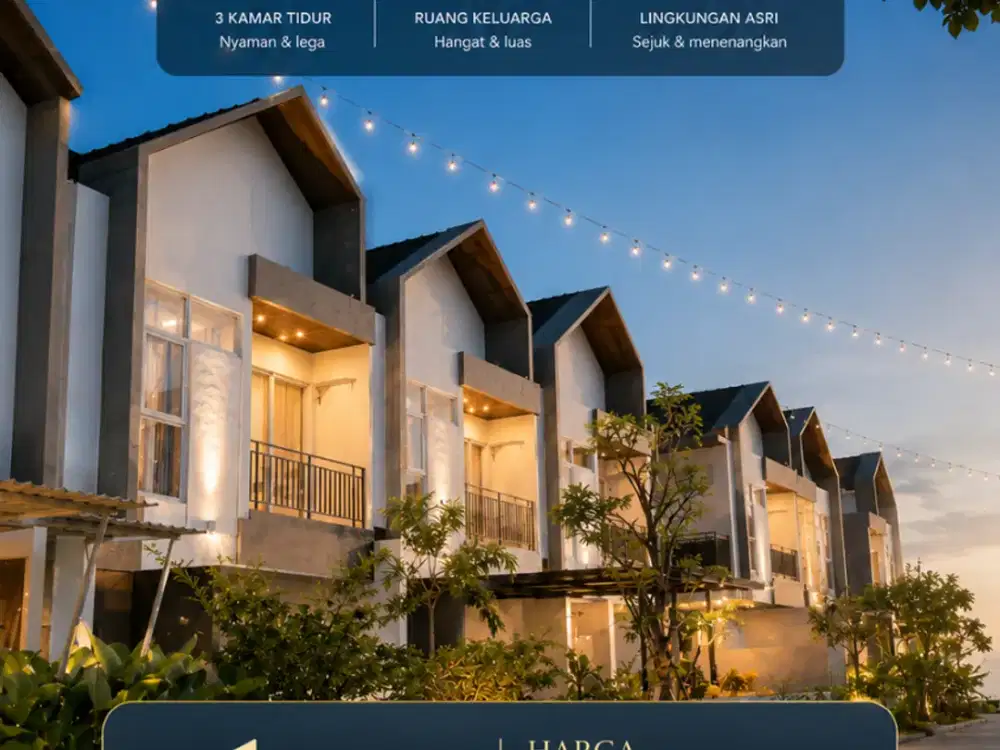 Unit terakhir villa 2 lantai ready stock start 700 jutaan dekat kota batu
