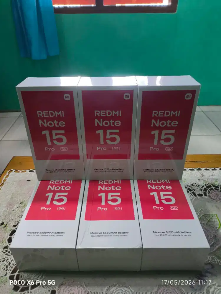Redmi note 15 pro 5G 8/256 baru dan segel murah