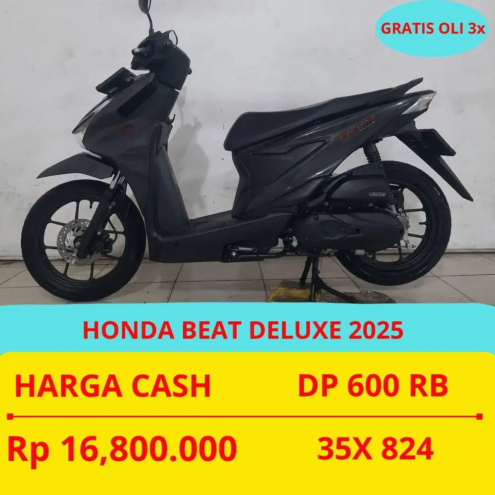 HONDA BEAT DELUXE 2025 DP MURAH 600 RIBU GUYS