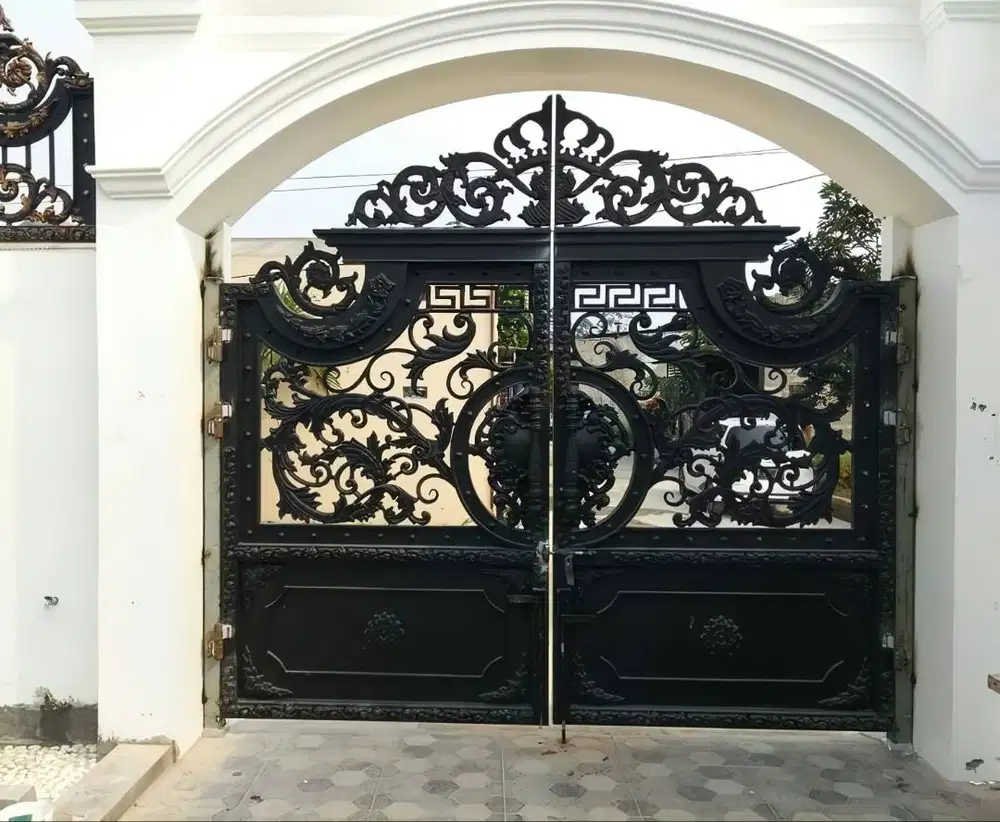 Pagar Besi Klasik Tempa Modern Custom Bandung