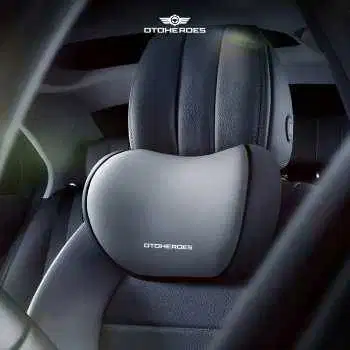 OTOHEROES Bantal Leher Mobil Ergonomis Memory Foam Car Headrest Pillow