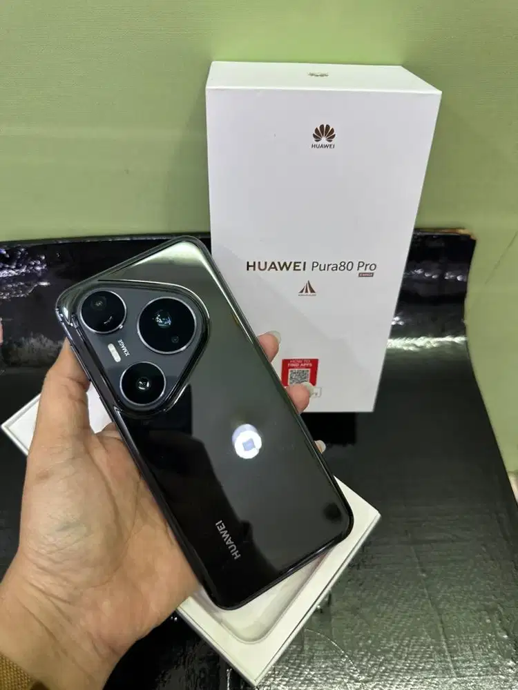 Second Huawei Pura 80 Pro 12/512GB 4G Black Garansi Resmi Mulusss
